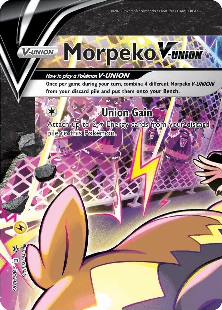 Image for Morpeko V-Union - SWSH287 (SWSH287) [SWSH: Sword & Shield Promo Cards]