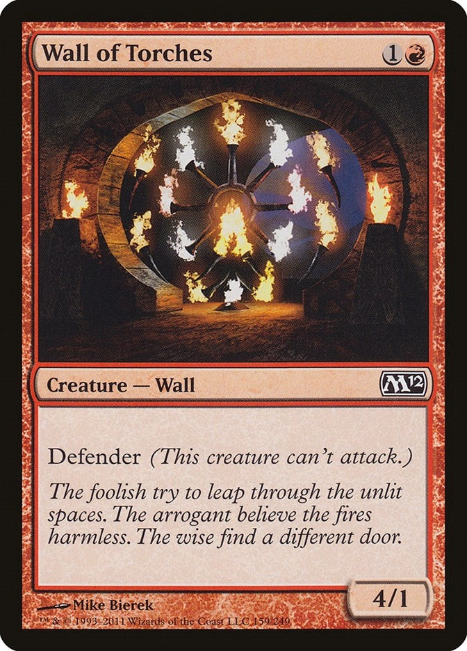 Image for Wall of Torches (159) [Magic 2012 (M12)]