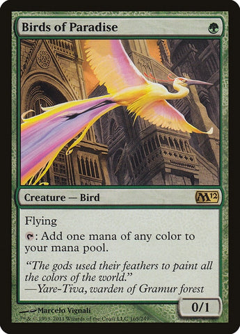 Image for Birds of Paradise (165) [Magic 2012 (M12)]