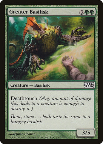 Image for Greater Basilisk (179) [Magic 2012 (M12)]