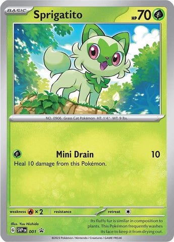 Image for Sprigatito - 001 (001) [SV: Scarlet & Violet Promo Cards]