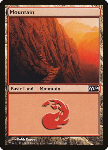 Image for Mountain (244) (244) [Magic 2012 (M12)]