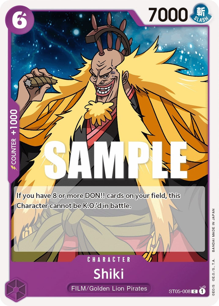 Image for Shiki (ST05-008) - One Piece Card Game