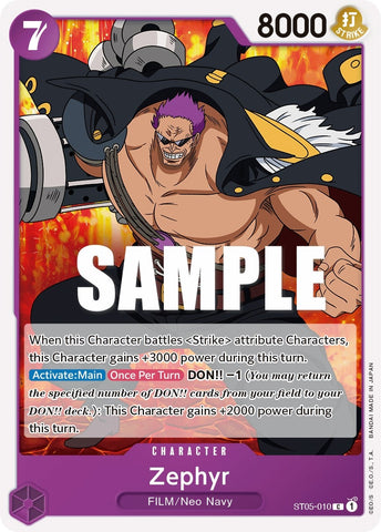 Image for Zephyr (ST05-010) - One Piece Card Game