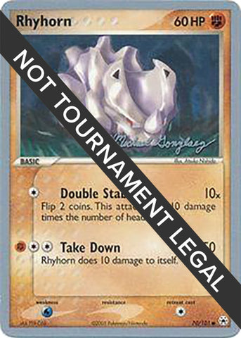 Image for Rhyhorn - 2005 (Michael Gonzalez) (70/101) - Pokemon