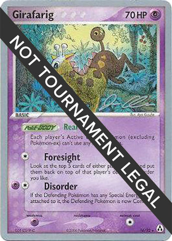 Image for Girafarig - 2006 (Jason Klaczynski) (16/92) - Pokemon