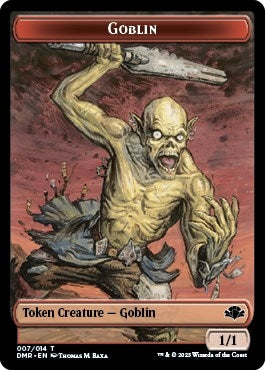 Image for Goblin // Construct Double-Sided Token (7 // 14) [Dominaria Remastered]