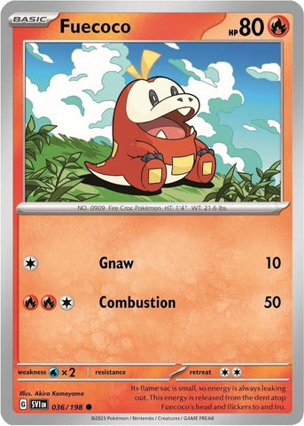 Fuecoco - 036/198 (Mirage Holo) (036/198) (Miscellaneous Cards & Products)