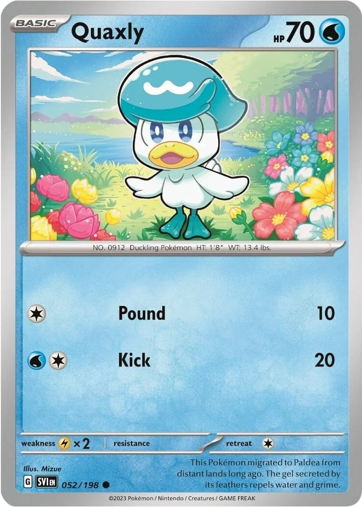 Quaxly - 052/198 (Mirage Holo) (052/198) (Miscellaneous Cards & Products)