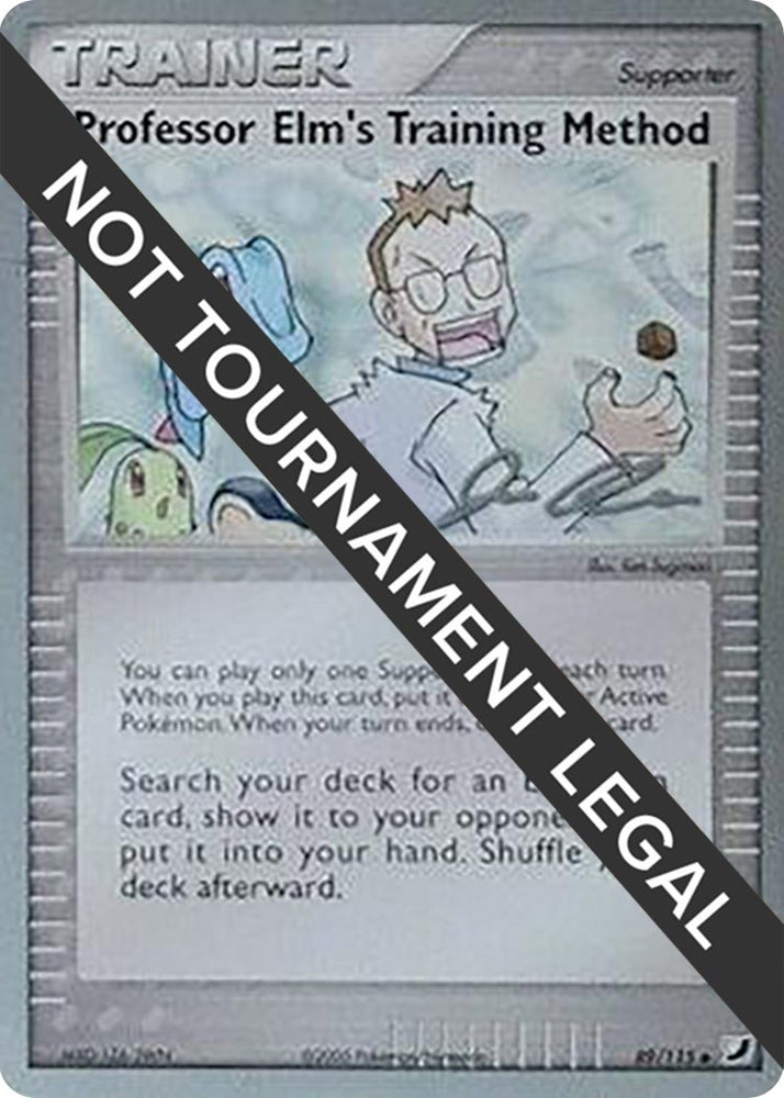 Image for Professor Elm's Training Method - 2006 (Jason Klaczynski) (89/115) - Pokemon