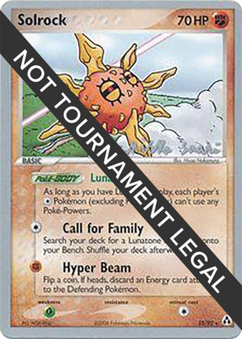 Image for Solrock (25) - 2006 (Miska Saari) (25/92) - Pokemon