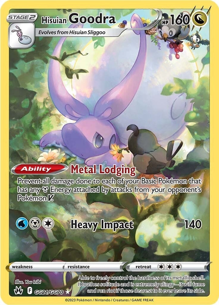 Image for Hisuian Goodra (GG21/GG70) [Crown Zenith: Galarian Gallery]