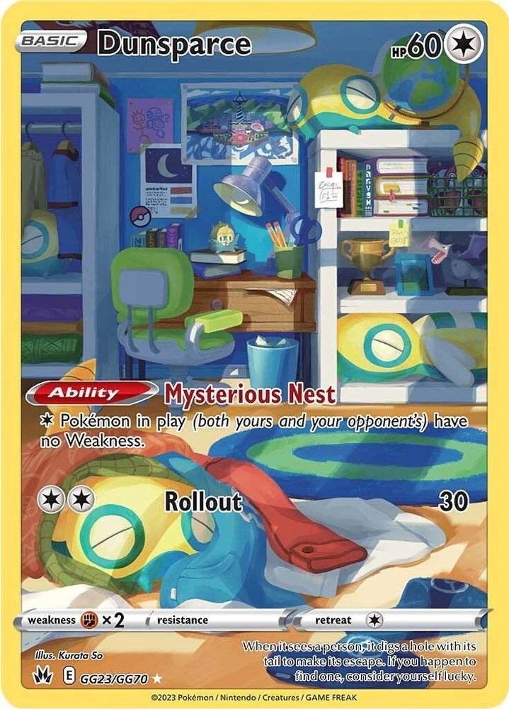 Image for Dunsparce (GG23/GG70) [Crown Zenith: Galarian Gallery]