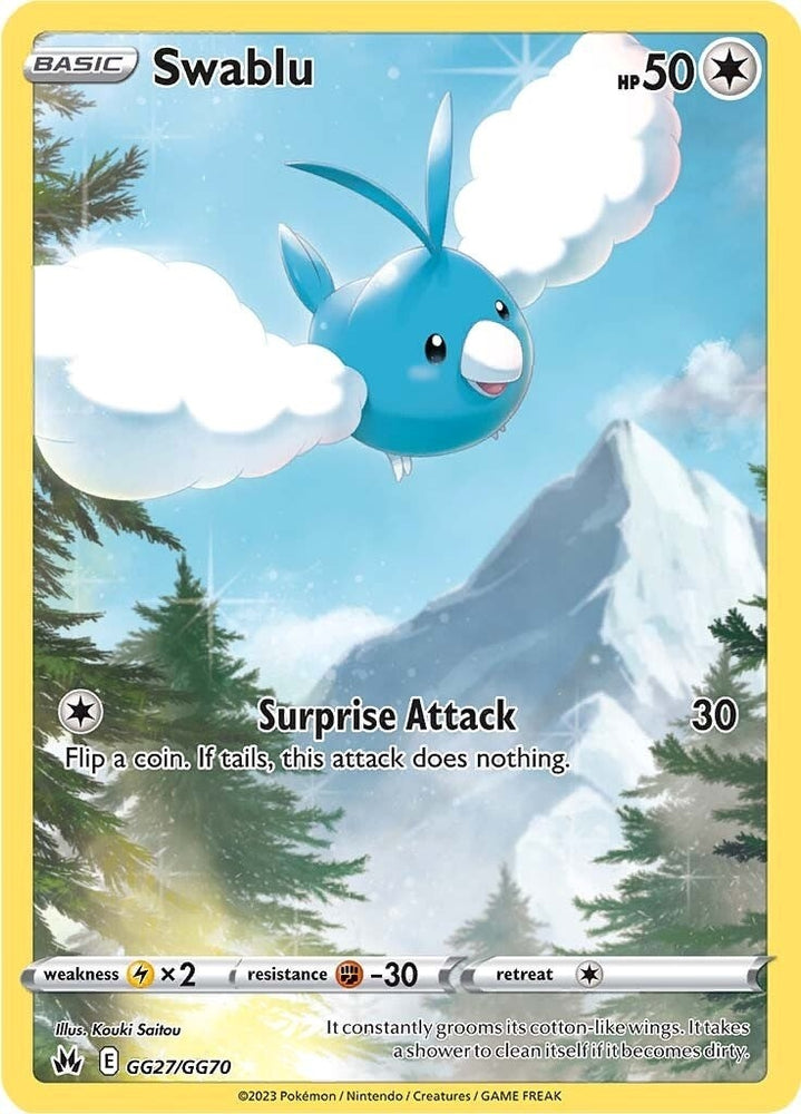 Image for Swablu (GG27/GG70) [Crown Zenith: Galarian Gallery]