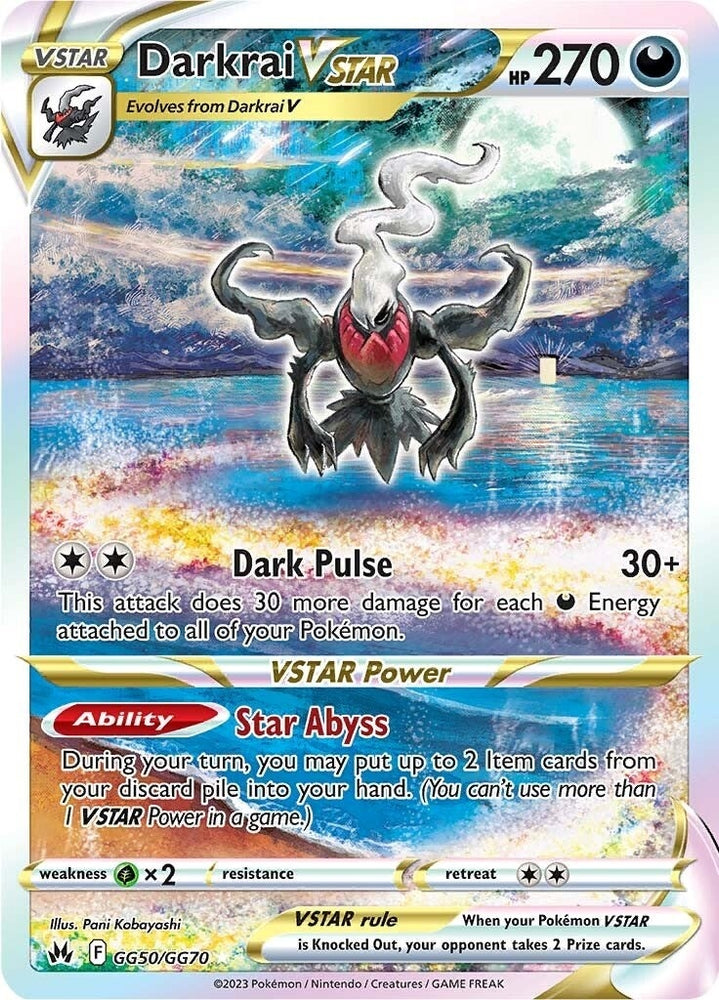 Image for Darkrai VSTAR (GG50/GG70) [Crown Zenith: Galarian Gallery]