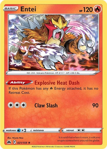 Image for Entei (021/159) [Crown Zenith]