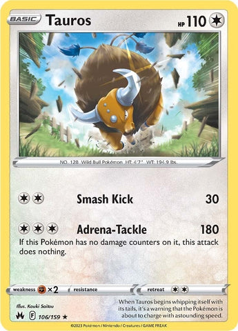 Image for Tauros (106/159) [Crown Zenith]