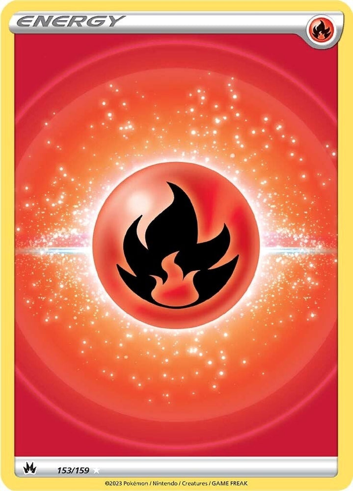 Image for Fire Energy (Texture Full Art) (153/159) [Crown Zenith]
