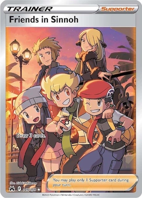Image for Friends in Sinnoh (Full Art) (149/159) [Crown Zenith]