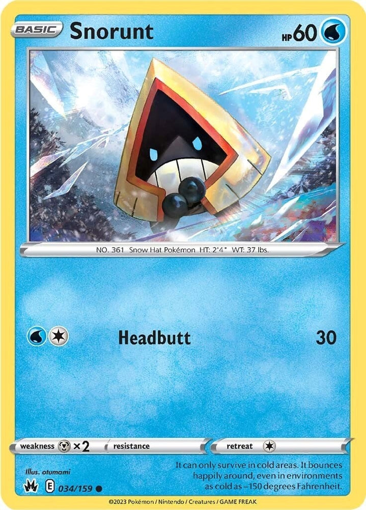 Image for Snorunt (034/159) [Crown Zenith]