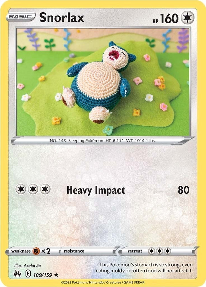 Image for Snorlax (109/159) [Crown Zenith]