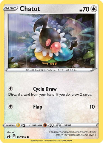 Image for Chatot (112/159) [Crown Zenith]