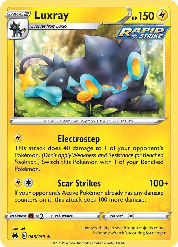 Image for Luxray (43) (043/159) [Crown Zenith]