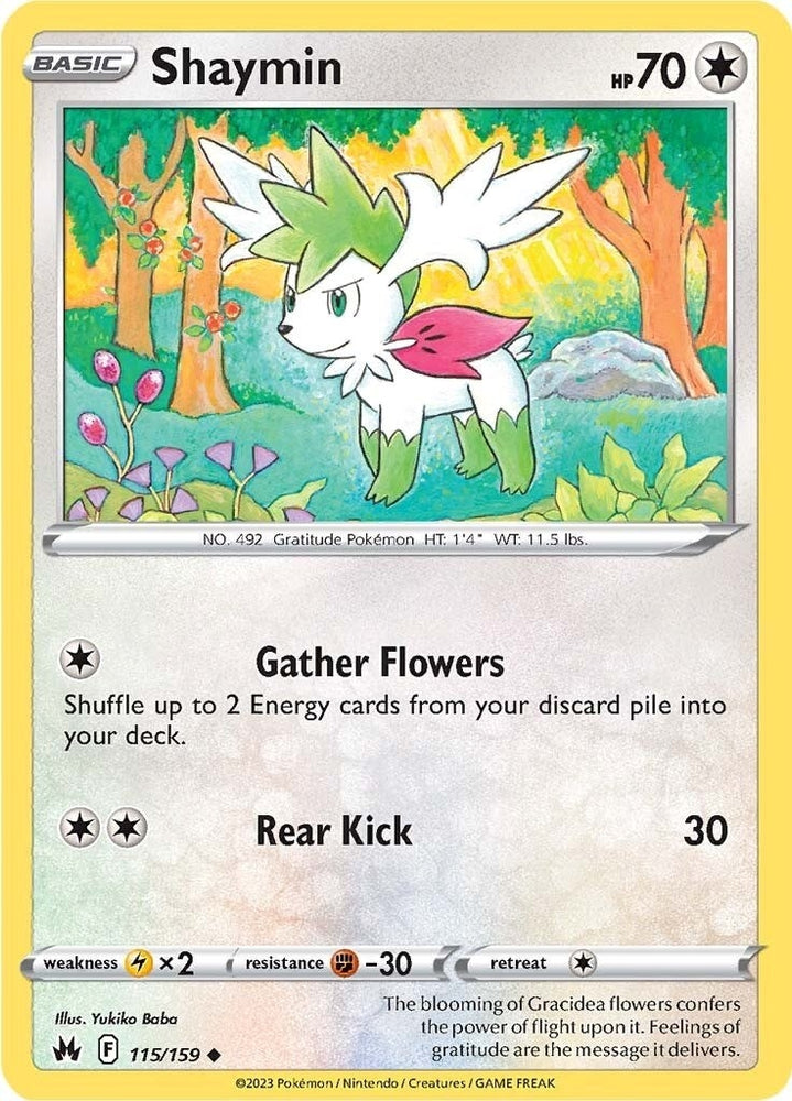 Image for Shaymin (115/159) - Pokemon