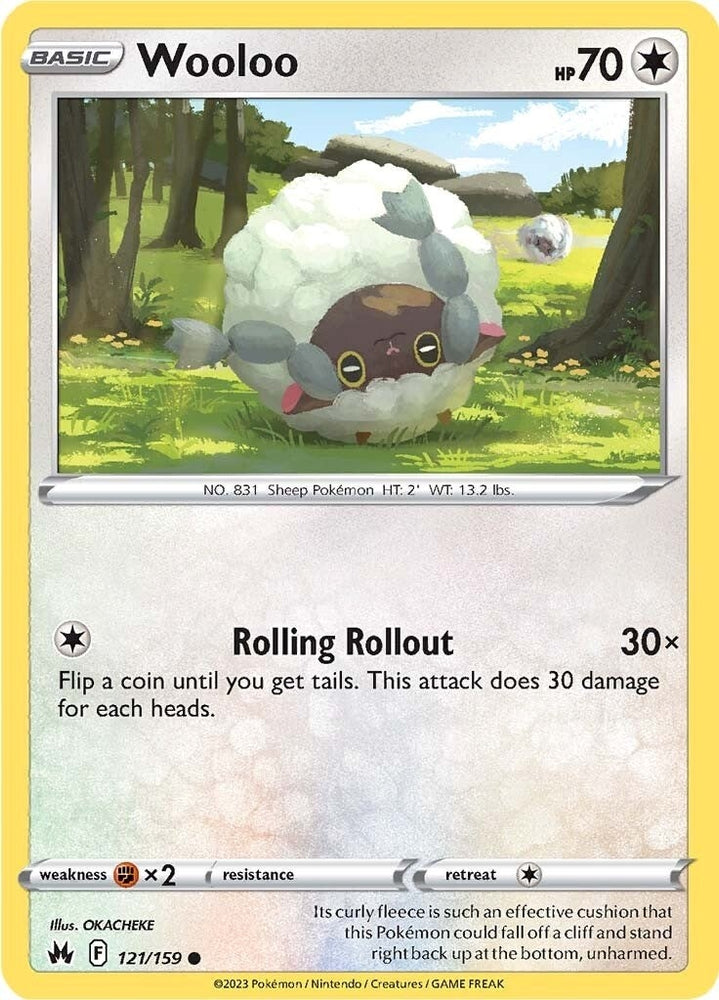 Image for Wooloo (121/159) - Pokemon