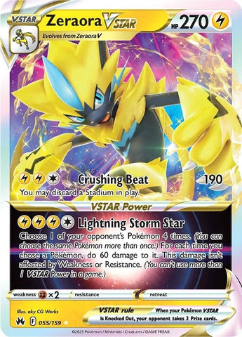 Image for Zeraora VSTAR (055/159) - Pokemon