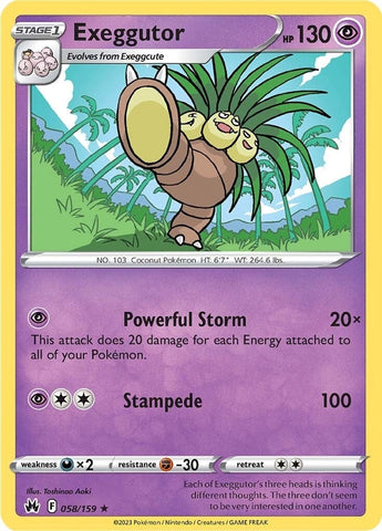Image for Exeggutor (058/159) [Crown Zenith]
