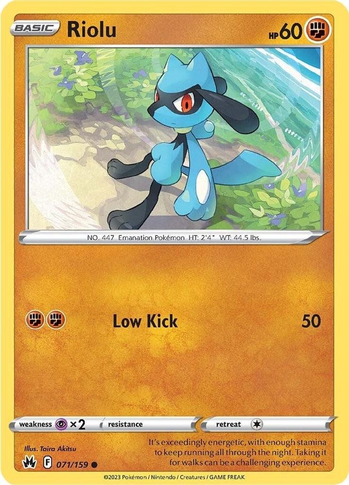 Image for Riolu (071/159) [Crown Zenith]