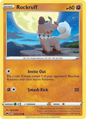Image for Rockruff (073/159) - Pokemon