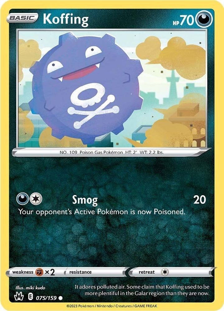 Image for Koffing (075/159) [Crown Zenith]