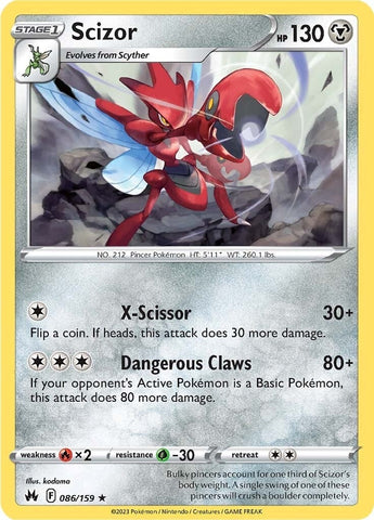 Image for Scizor (086/159) - Pokemon