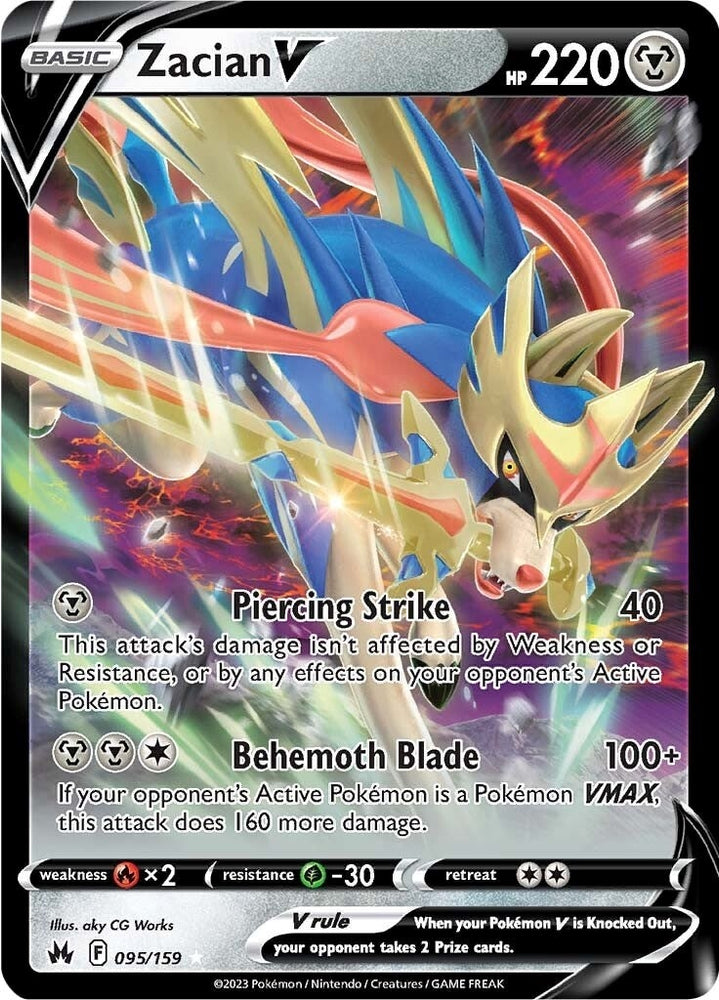 Image for Zacian V (095/159) [Crown Zenith]