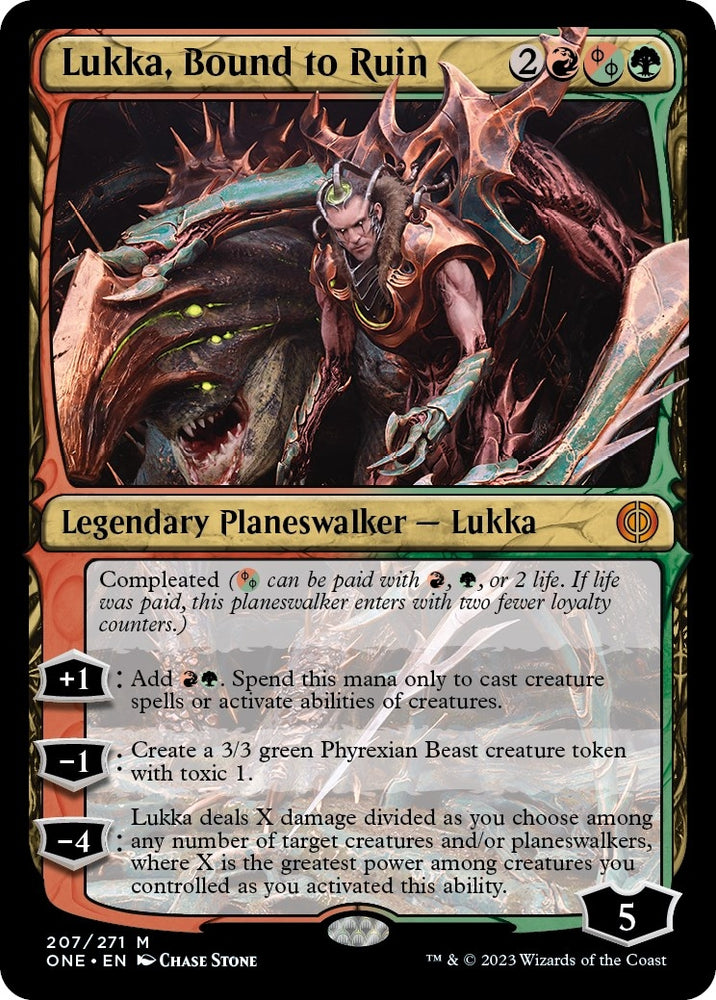 Image for Lukka, Bound to Ruin (207) [Phyrexia: All Will Be One]