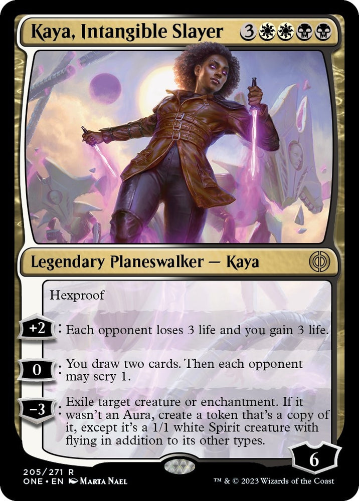 Image for Kaya, Intangible Slayer (205) [Phyrexia: All Will Be One]