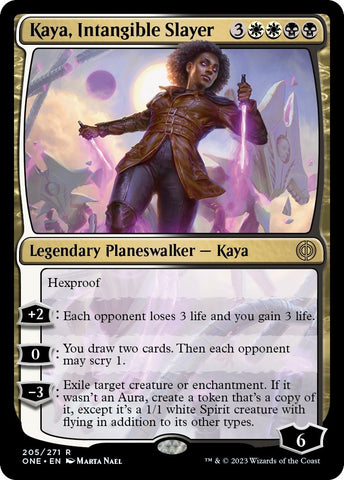 Image for Kaya, Intangible Slayer (205) [Phyrexia: All Will Be One]