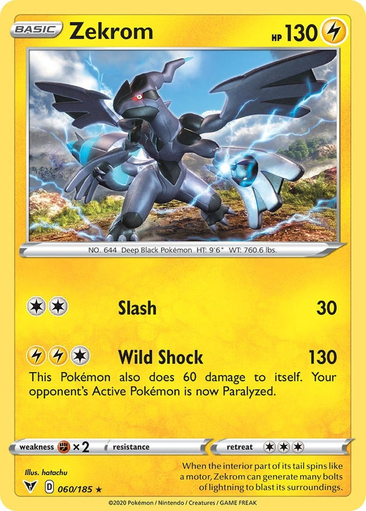 Zekrom - 060/185 (Cosmos Holo) (060/185) (Miscellaneous Cards & Products)