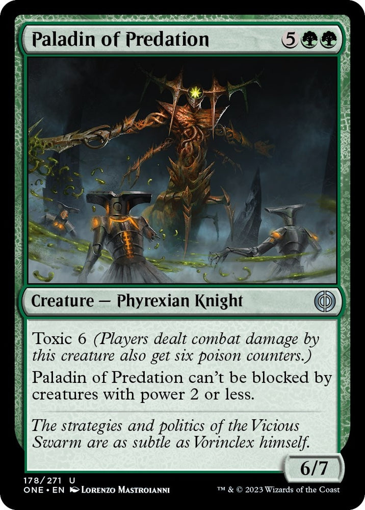 Image for Paladin of Predation (178) [Phyrexia: All Will Be One]