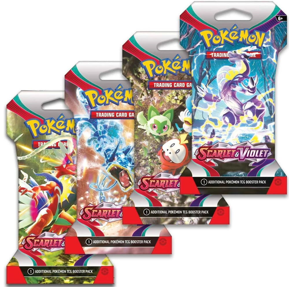 Image for Scarlet & Violet Sleeved Booster Pack Art Bundle [Set of 4] (SV1)