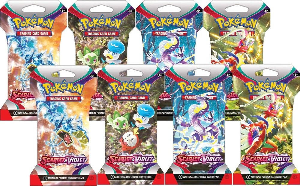 Image for Scarlet & Violet Sleeved Booster Pack Bundle [Set of 8] (SV1)