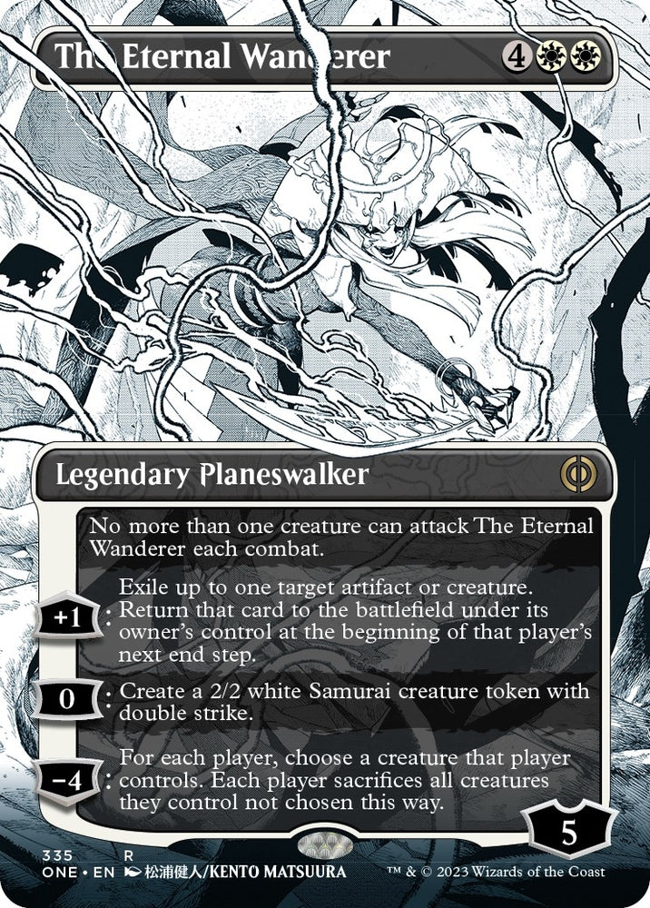 Image for The Eternal Wanderer (Borderless) (335) [Phyrexia: All Will Be One]