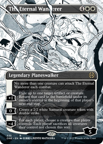 Image for The Eternal Wanderer (Borderless) (335) [Phyrexia: All Will Be One]
