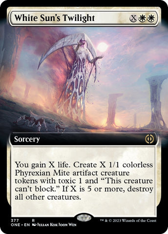 Image for White Sun's Twilight (Extended Art) (377) [Phyrexia: All Will Be One]