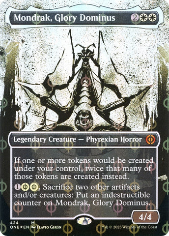 Image for Mondrak, Glory Dominus (Showcase) (Step-and-Compleat Foil) (424) [Phyrexia: All Will Be One]