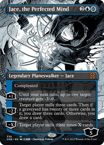 Image for Jace, the Perfected Mind (Borderless) (336) [Phyrexia: All Will Be One]