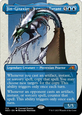 Image for Jin-Gitaxias, Progress Tyrant (Concept Praetor) (Step-And-Compleat Foil) (514) [Phyrexia: All Will Be One]