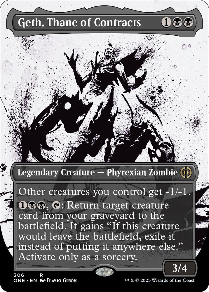 Image for Geth, Thane of Contracts (Showcase) (306) [Phyrexia: All Will Be One]